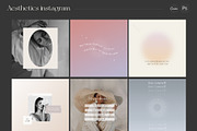 CANVA & PS / Aesthetics 60 instagram, a Social Media Template by Simple có (Thumbnail 5 of 10)