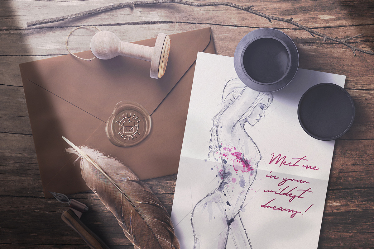 Illustration of sexy sensual woman, an Illustration by visual.addiction (Photo 7 of 7)