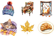 Autumn Collection Clipart, an Illustration by DreamArtGraphic (Thumbnail 3 of 4)