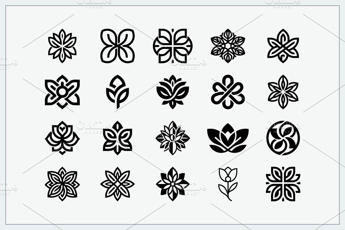 Floral Botanical Vector Logo Bundle, a Branding & Logo Template by Vectorium Studio (Photo 5 of 10)