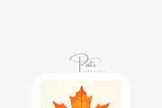 Autumn Leaf Clipart Bundle, a Decorative Illustration by Pati Charm Studio (Thumbnail 6 of 8)