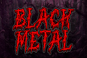 Terror Scream - Black Metal Font, a Handwritten Font by Densu Creative (Thumbnail 4 of 5)