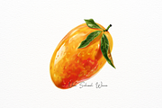 Hyperrealistic Watercolor Fruits, a Food Illustration by New-School-Wave (Thumbnail 3 of 5)