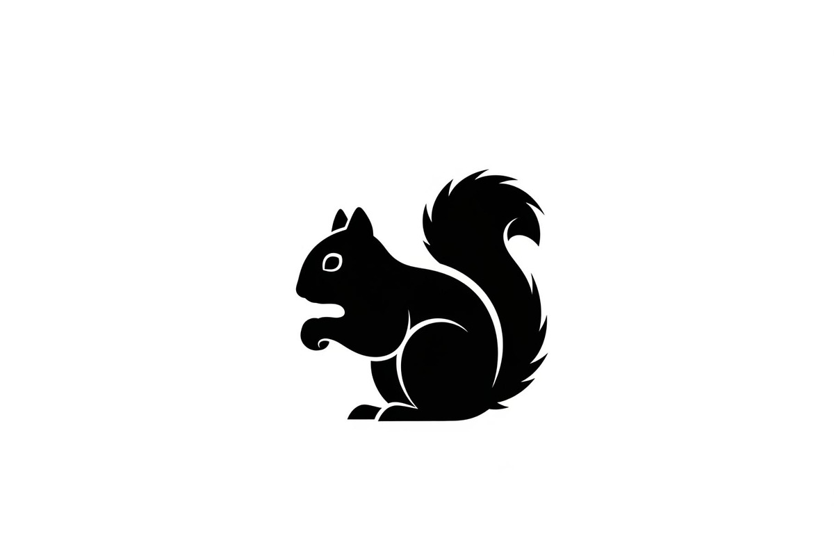 Squirrel Silhouette Vector Bundle, an Illustration by yasushie (Photo 18 of 48)
