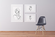 One Line Woman Flower Illustration, a Person Illustration by Vibrand Studio (Thumbnail 5 of 11)