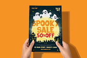 Halloween Sale Flyer, a Flyer Template by Creativestoree (Thumbnail 5 of 5)