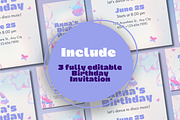 Roller Skate Party Canva Invitation, a Design Template by TemplateCastleStore (Thumbnail 3 of 4)