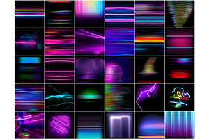 Neon Aesthetic Effect Overlays