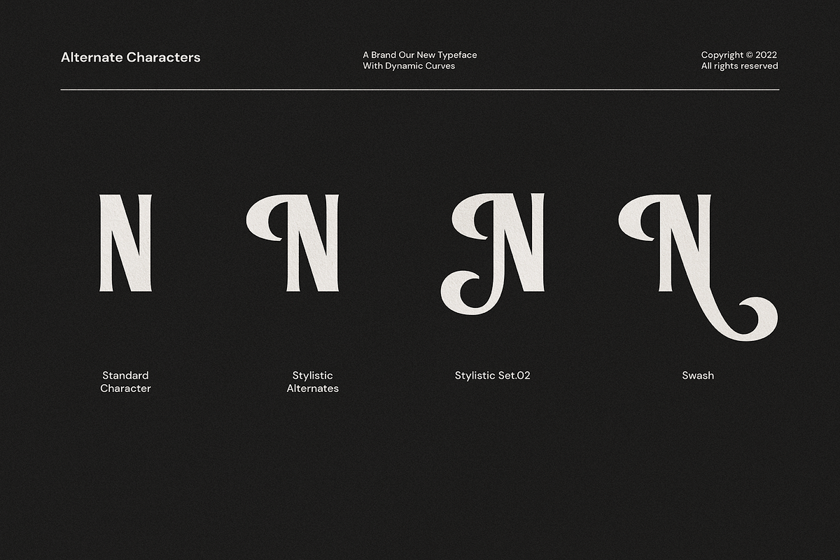 Lioney Upright, a Font by A.Budianto (Photo 8 of 9)