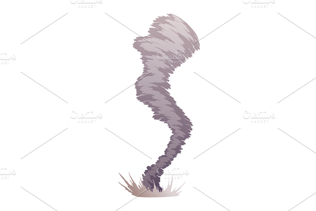 Tornado Twister Cyclone or Hurricane, an Object Illustration by the8monkey