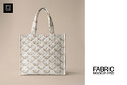 Quilted Tote Bag Mockup PSD, a Product Mockup by 1001 mockups (Thumbnail 1 of 10)