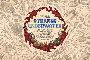 Strange Underwater, an Animal Illustration by Ink Stories