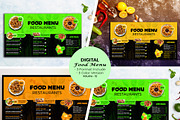 Digital Food Menu Template, a Stationery Template by MRI STUDIO (Thumbnail 1 of 4)