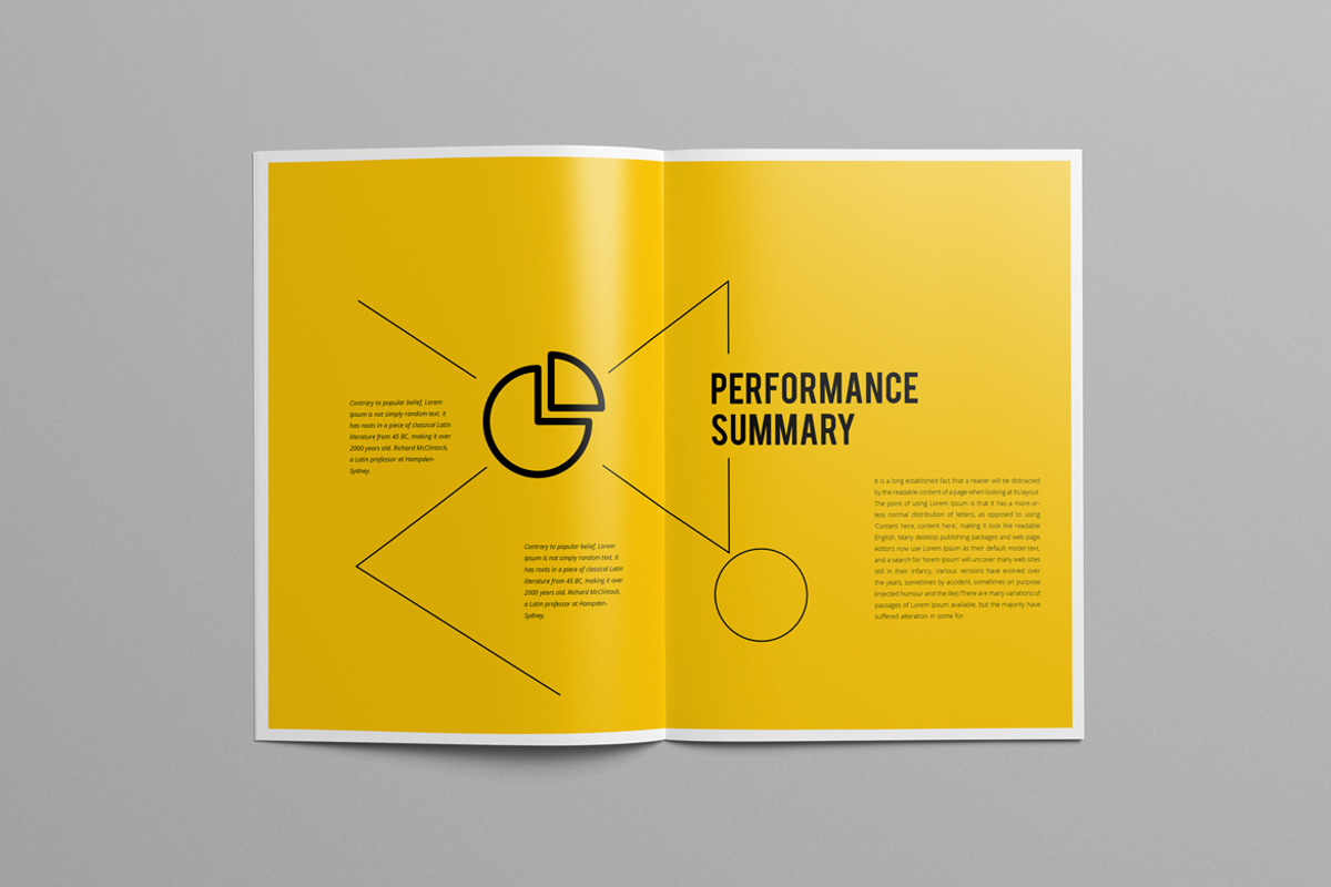 Annual Report Template, a Brochure Template by Pro-Gh (Photo 4 of 12)