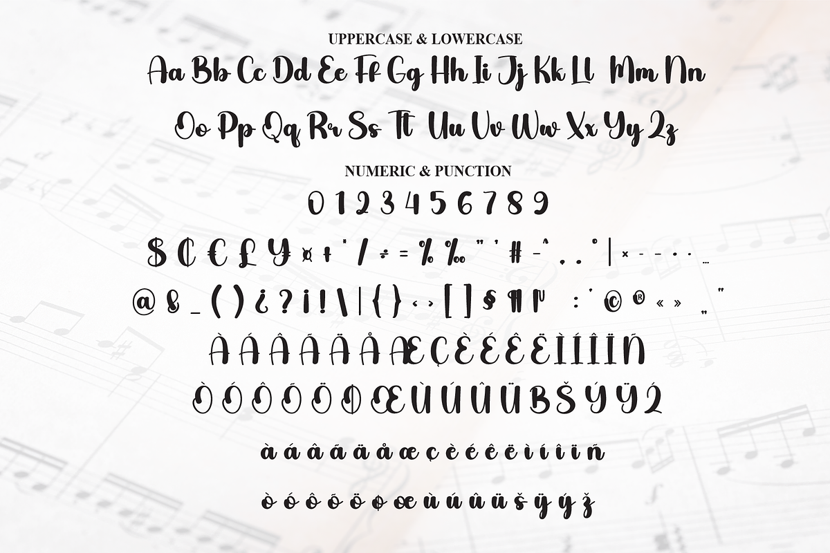 Melody | Script Font, a Handwritten Font by Scratchones (Photo 7 of 9)
