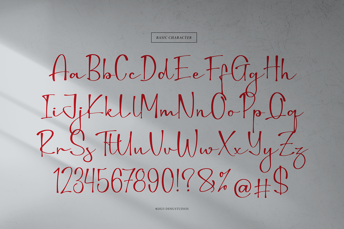 Dirgestan | Handwritten Script, a Script Font by Denustudios (Photo 10 of 12)