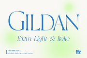Gildan - Extra Light with Italic, a Serif Font by Sign Studio (Thumbnail 1 of 10)