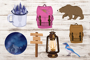 Adventure Clip Art Set
