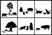 Silhouettes 50 families of animals, an Icon by kozyrevaelena (Thumbnail 4 of 5)