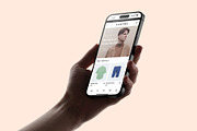 Phone 15 Pro Mockup in Hand, an iPhone Mockup by Asylab (Thumbnail 4 of 4)
