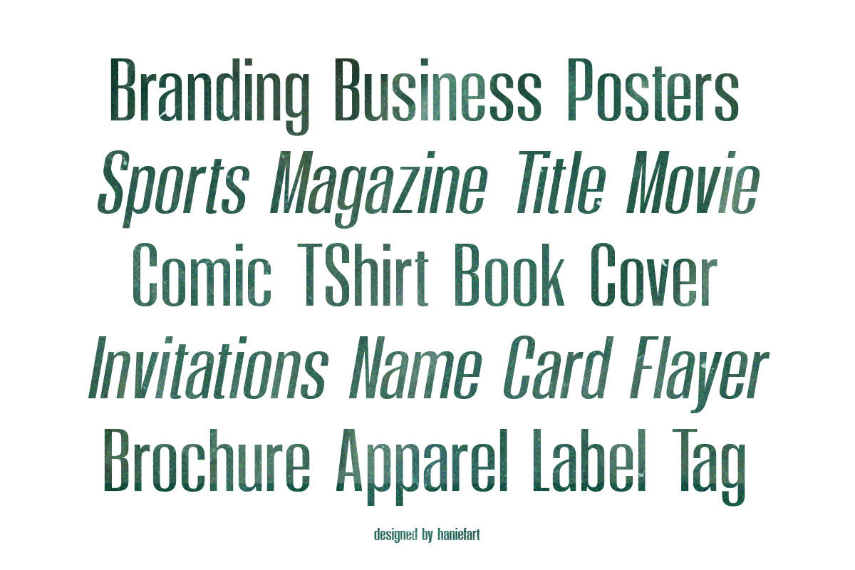 Moleda - Impact Sans Serif Family, a Font by haniefart (Photo 4 of 12)