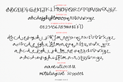 Poshry Handwritten Font, a Handwritten Font by madeDeduk (Thumbnail 8 of 8)