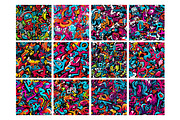 Graffiti Pattern, a Pattern Graphic by Forhadx5 (Thumbnail 8 of 11)