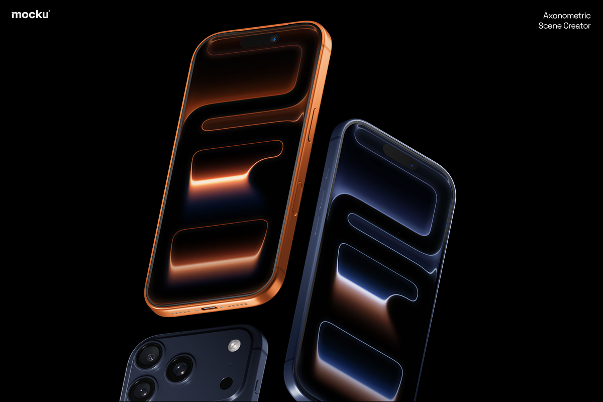 Iphone 17 Pro Mockup Set, an iPhone Mockup by Mocku (Photo 8 of 14)