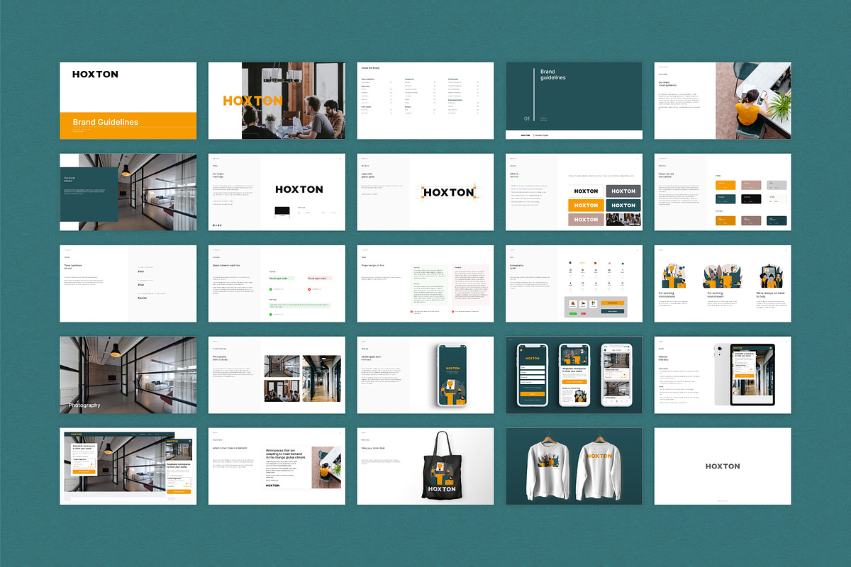 Hoxton Style Guide Template, a Presentation Template by Luxia (Photo 2 of 11)