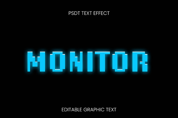 Tech Block Text Effect preview 3