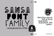 Sansa font family-8font-Scandinavian, a Sans Serif Font by himoki (Thumbnail 1 of 9)