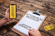 Clipboard, Card and Phone Mockups, a Mockup by rodrigofkaminski (Thumbnail 2 of 4)