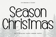 Season Christmas, a Sans Serif Font by FreshTypeINK (Thumbnail 1 of 8)
