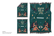 Woven Poncho Mockup Set, a Hoody Mockup by creatsy5 (Thumbnail 7 of 10)