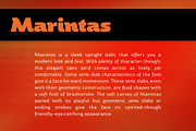 Marintas, a Sans Serif Font by insigne (Thumbnail 1 of 5)