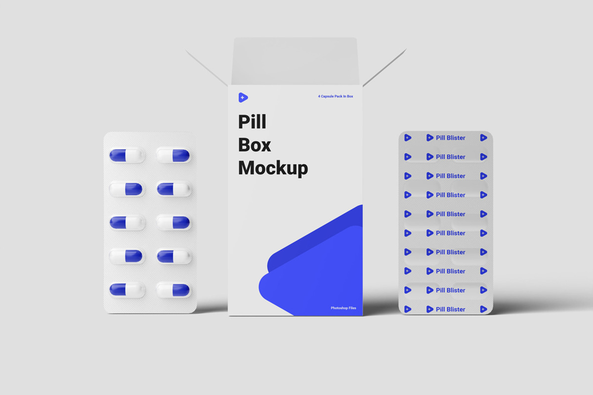 Pills Box Mockup, a Product Mockup by scribrostudio (Photo 8 of 15)