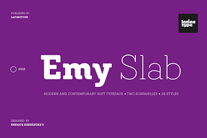 Emy Slab, a Slab Serif Font by Latinotype