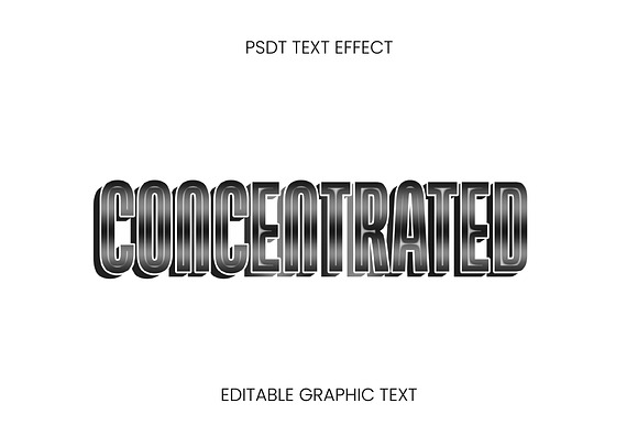 Glossy Chrome 3D Text Effect preview 3