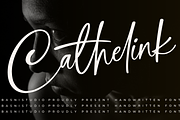 Cathelink a Handwritten Font, a Handwritten Font by Basnistudio (Thumbnail 1 of 12)