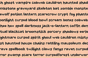 Ghosties - A Spooky Display Font, a Handwritten Font by Beck McCormick (Thumbnail 4 of 10)