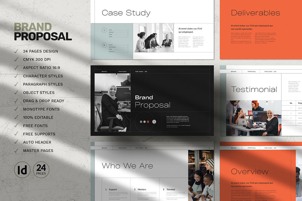 Brand Proposal Template, a Presentation Template by White Graphic (Photo 2 of 7)