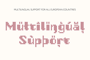 Stitch it up! A cross-stitch font, a Sans Serif Font by Studio Indigo (Thumbnail 4 of 9)