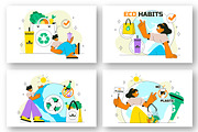 10 Eco Habit Illustration, a Person Illustration by denayunebgt (Thumbnail 3 of 4)