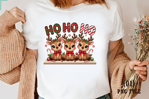 Cute Christmas Reindeer PNG, an Illustration by DreamArtGraphic