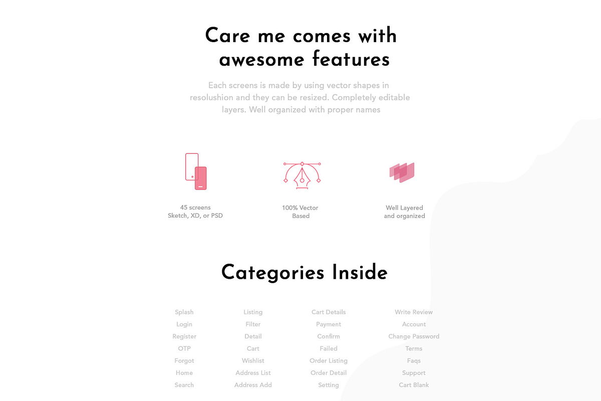 Care me - Lingeries Ecommerce UI Kit, an UI Kit Template by SyalUIUX (Photo 3 of 12)