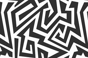 Monochrome Maze Patterns