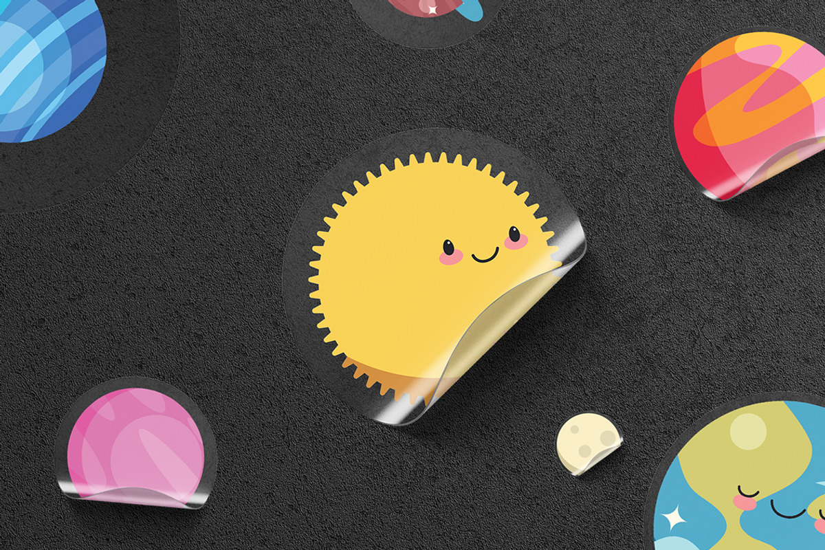 Transparent Sticker Mockup, a Graphic by rebrandy (Photo 6 of 8)