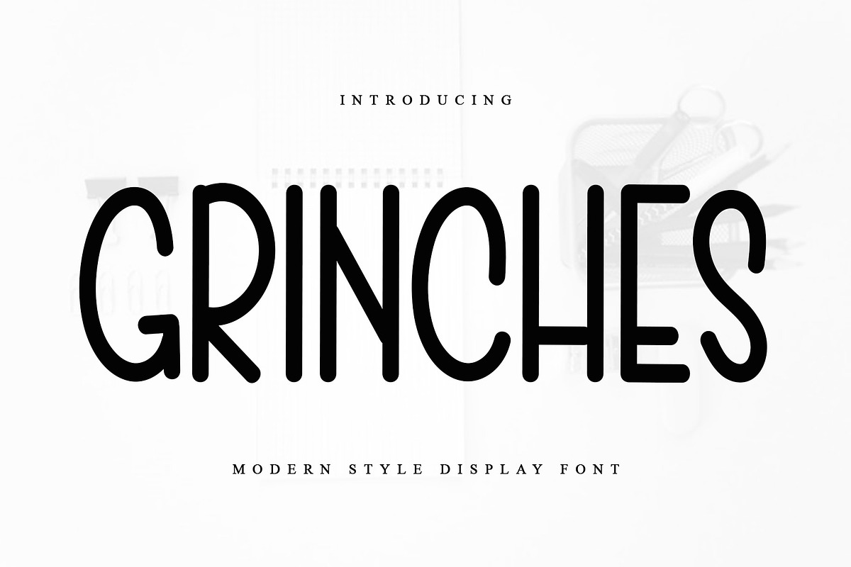 GRINCHES, a Serif Font by InermediaSTUDIO (Photo 1 of 7)