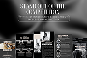 faceless marketing canva ebook black, a Marketing Template by Design Pro Templates (Thumbnail 13 of 13)