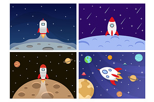 20 Cute Astronaut Space Background